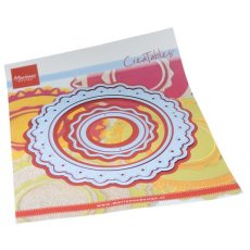 LR0837  Metal Die Marianne Design - Creatable -   Jolly Christmas doily