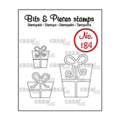CLBP184 Crealies • Bits & Pieces stamp No.184 Gifts