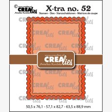 CLXTRA52 Crealies • Xtra Cutting Die Atc Scallop