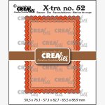 CLXTRA52 Crealies • Xtra Cutting Die Atc Scallop