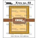CLXTRA53 Crealies • Xtra Cutting Die Atc Cross Stitch