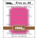 CLXTRA65 Crealies • X-tra ATC Ticket with Stitch