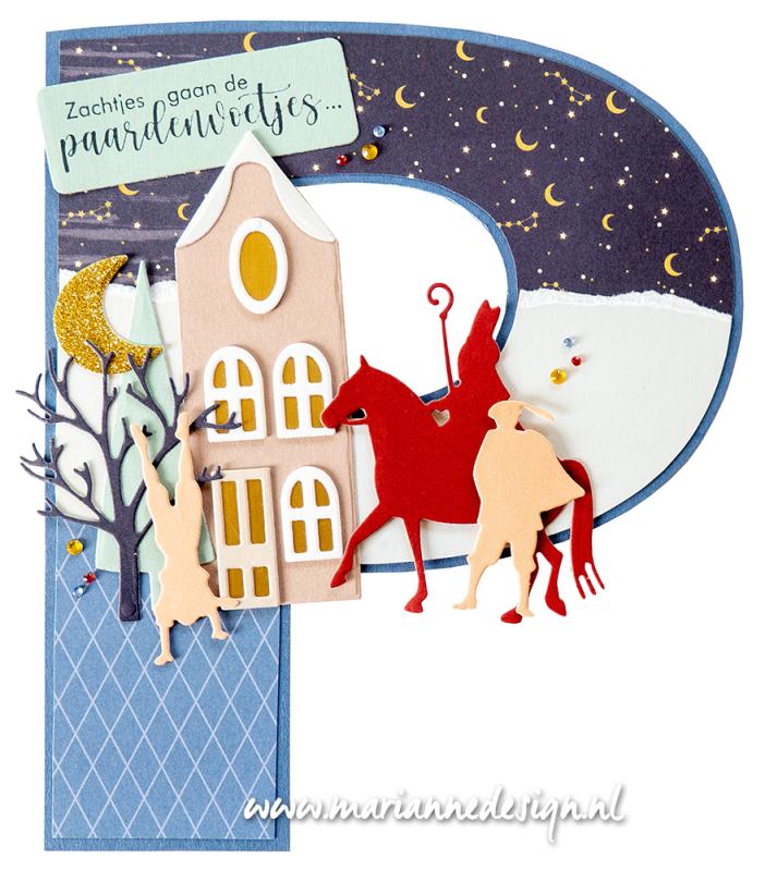 COL1537 Metal Die Marianne Design - Collectable - Houses by Marleen