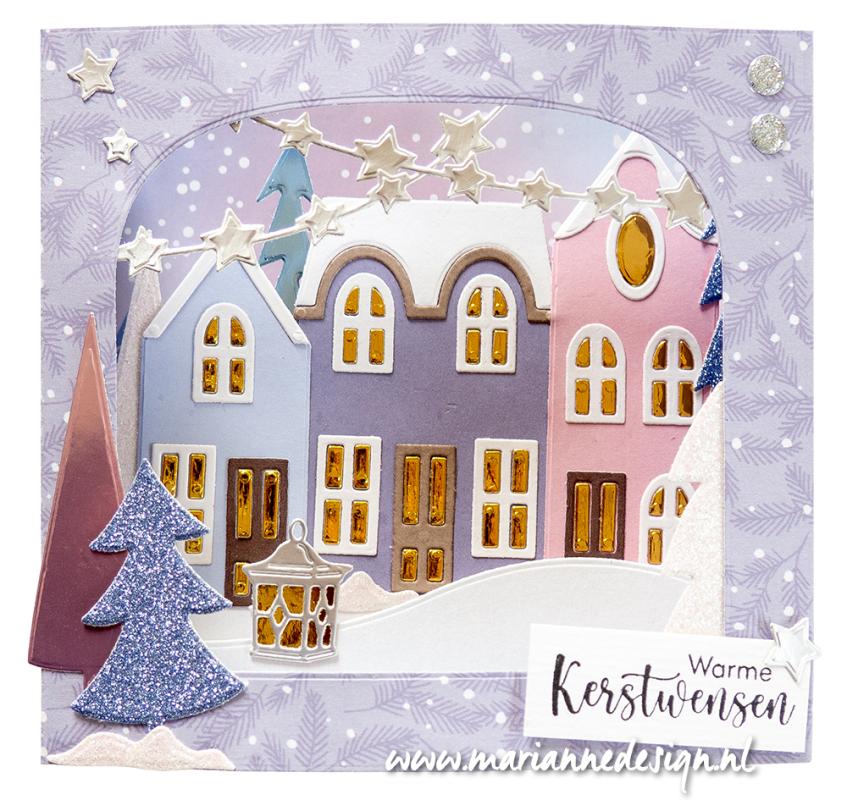 COL1537 Metal Die Marianne Design - Collectable - Houses by Marleen