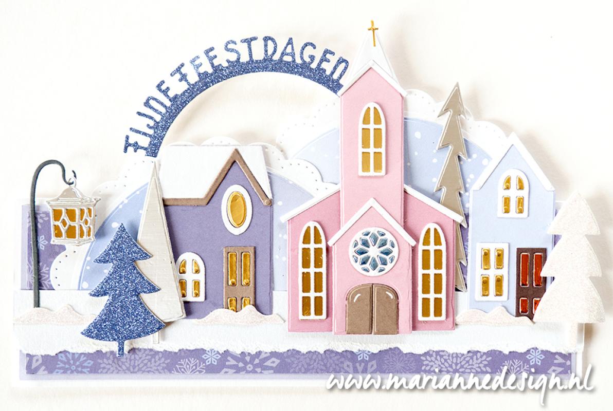 COL1537 Metal Die Marianne Design - Collectable - Houses by Marleen