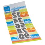 CR1643  Metal Die Marianne Design - Creatables - Alphabet numbers