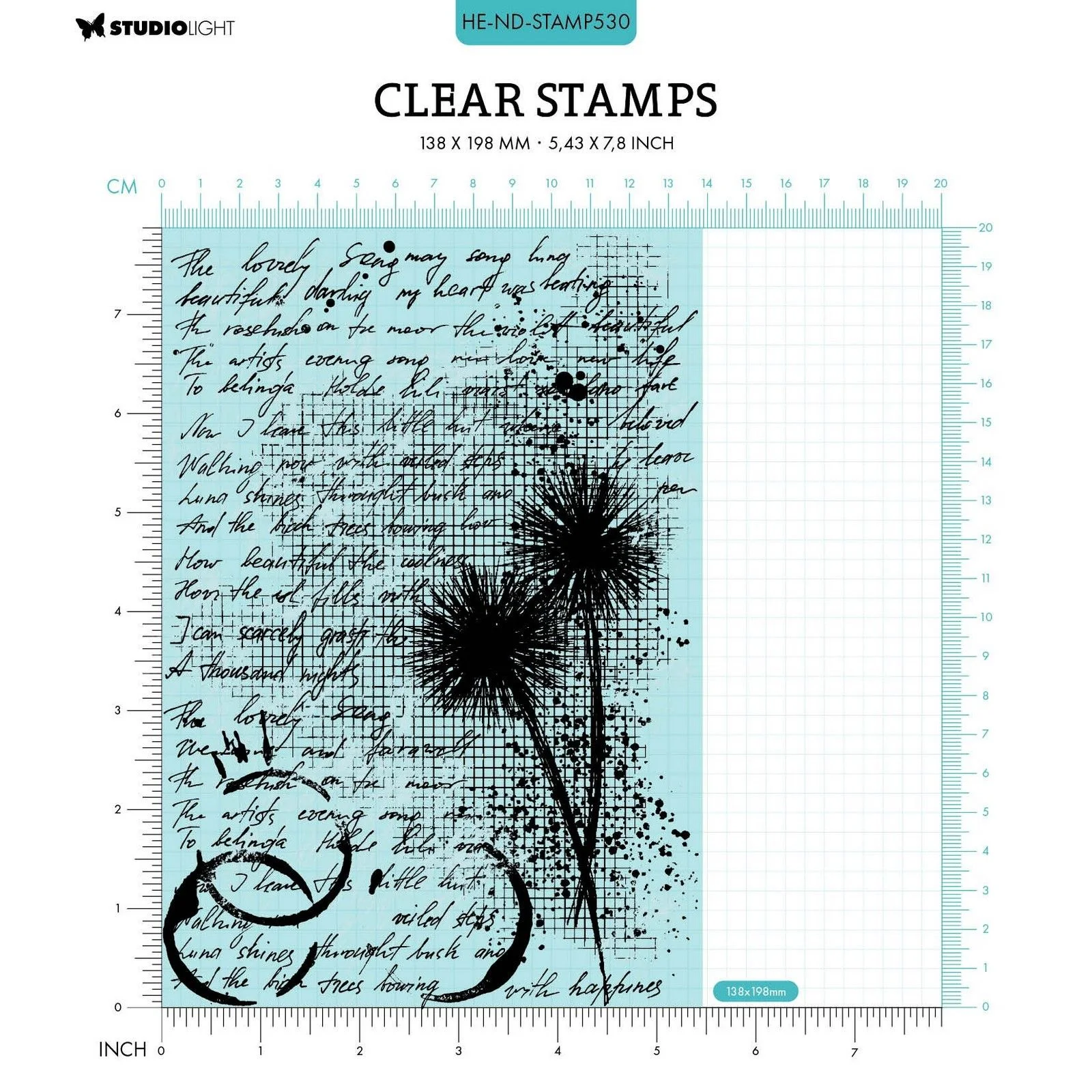 HE-ND-STAMP530 Studio Light • Natures Dream Clear Stamp