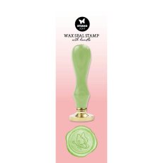 SL-ES-WAX10  Studio Light • Essentials Tools Wax Stamp With Handle Green Butterfly