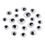 090838 Self-adhesive movable eyes MIX sizes