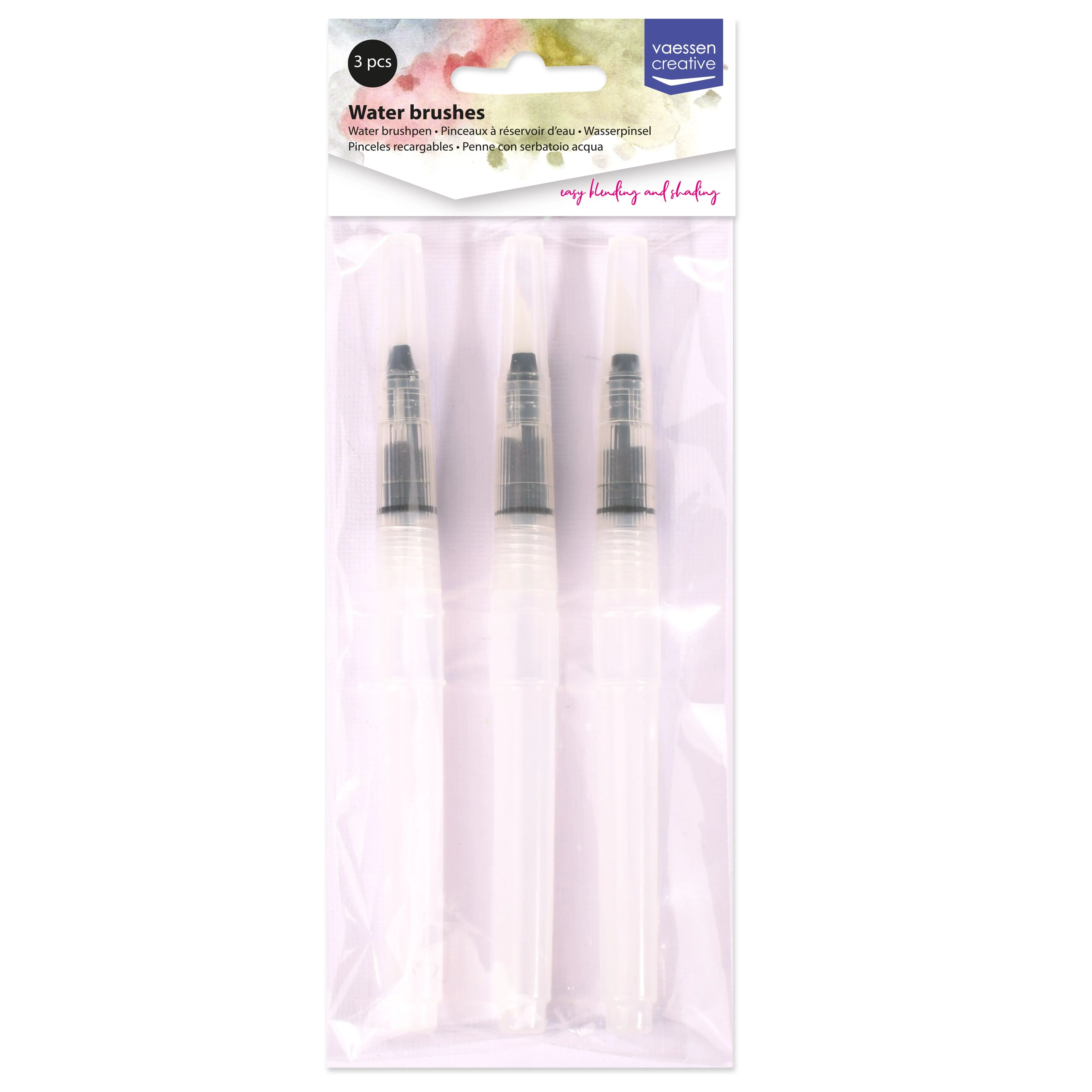 1009-045 Vaessen Creative • Waterbrush Pens 3pcs