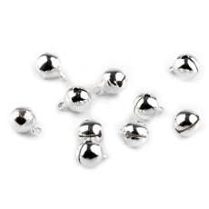780105-1 Bells-silver Ø8 mm -20 pcs