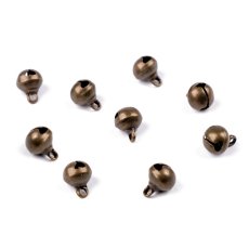 780105-3 Bells-old brass Ø8 mm -20 pcs