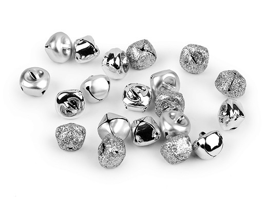 880791-1 Bells-silver Ø15 mm -20 pcs
