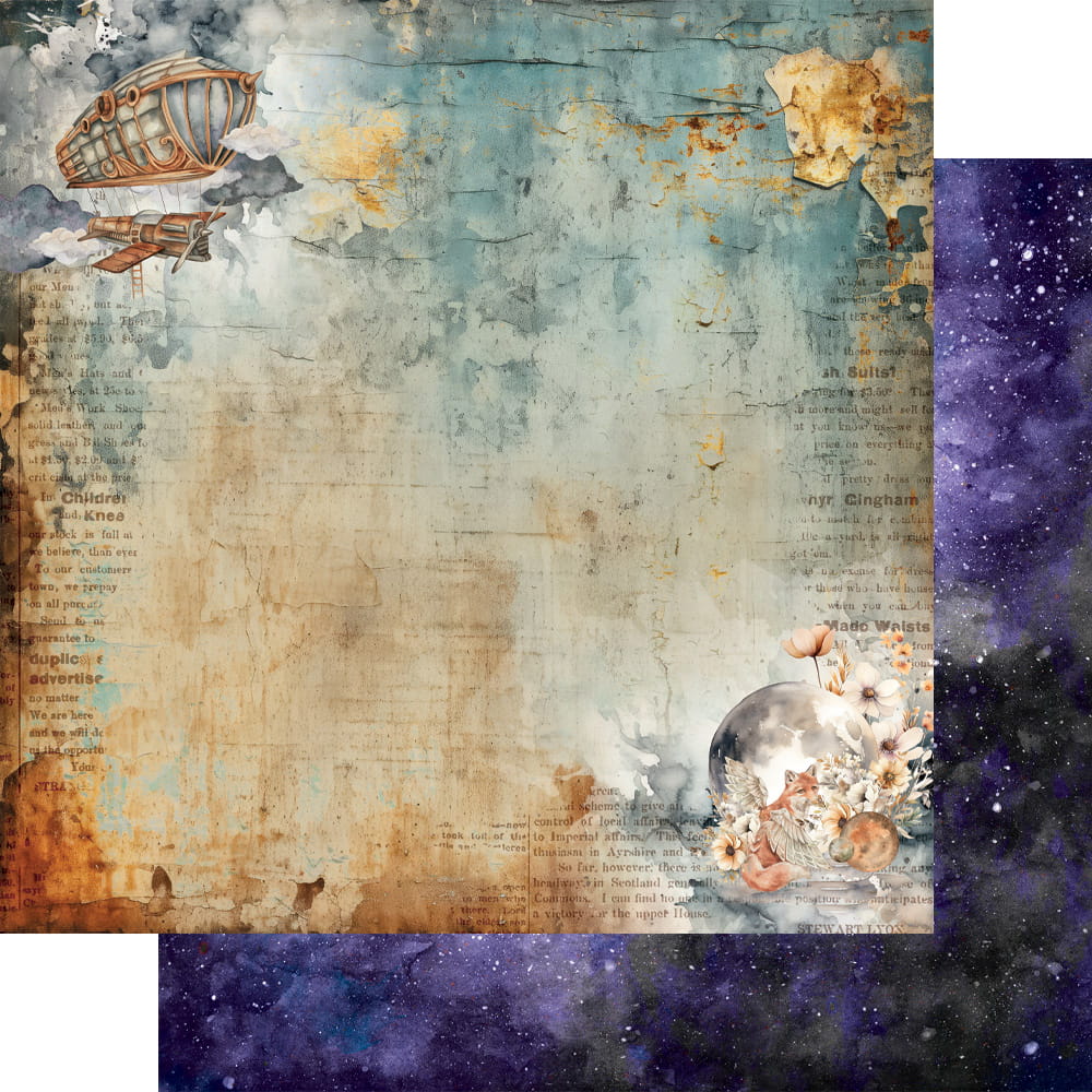 AA-BW-12 Alchemy of Art - 6x6'' - A SET OF PAPERS - Between Worlds