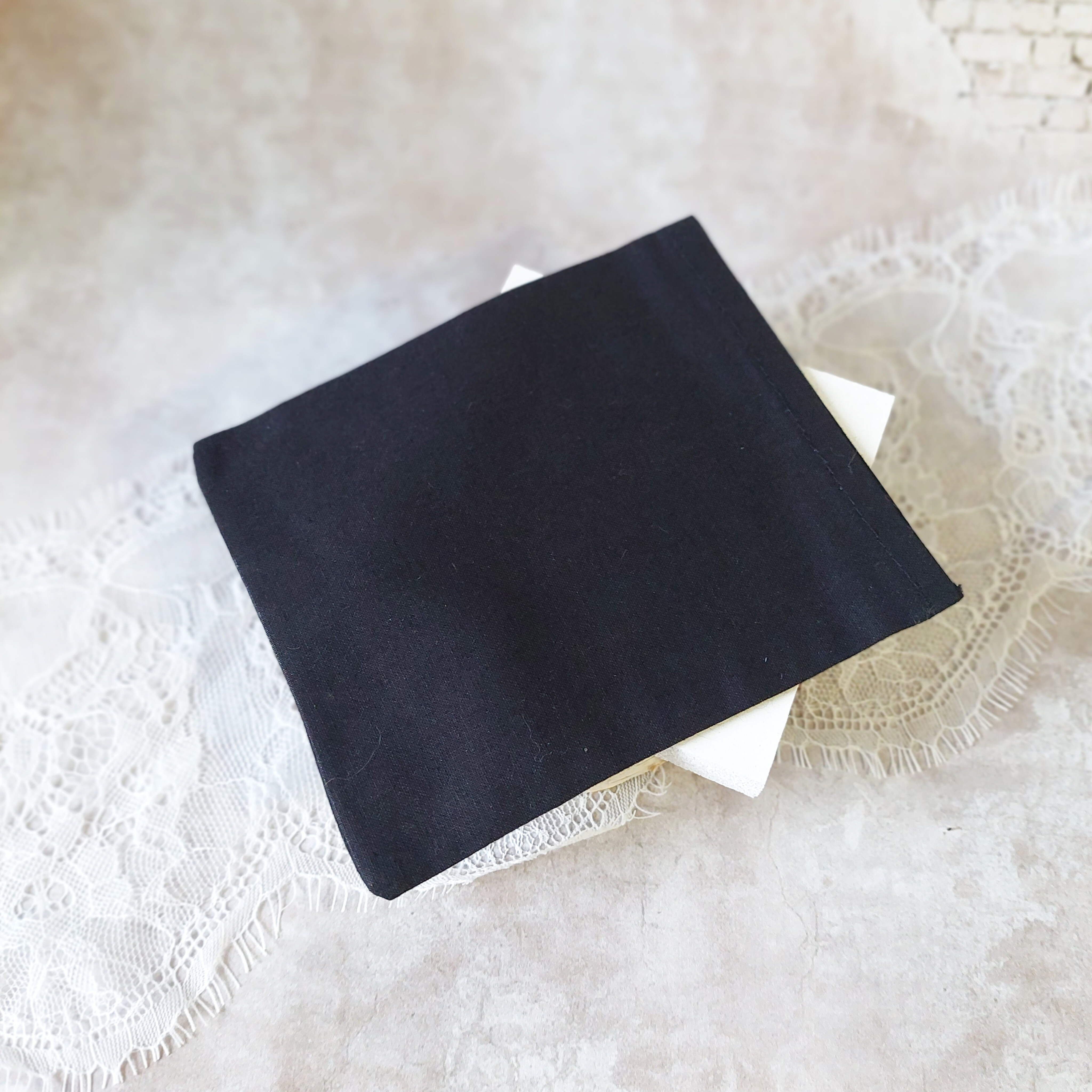 PK007 cover for a heat-resistant mat - for making fabric flowers black
