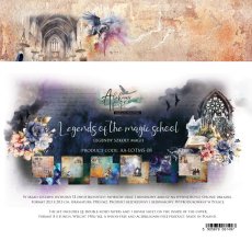 AA-LOTMS-08  Alchemy of Art  - 8x8''  - A SET OF PAPERS 20,3x20,3cm - Legends of the magic school
