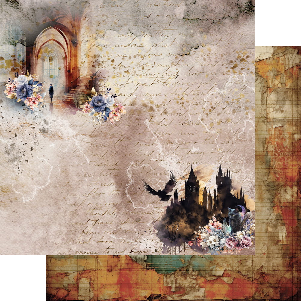 AA-LOTMS-08 Alchemy of Art - 8x8'' - A SET OF PAPERS 20,3x20,3cm - Legends of the magic school