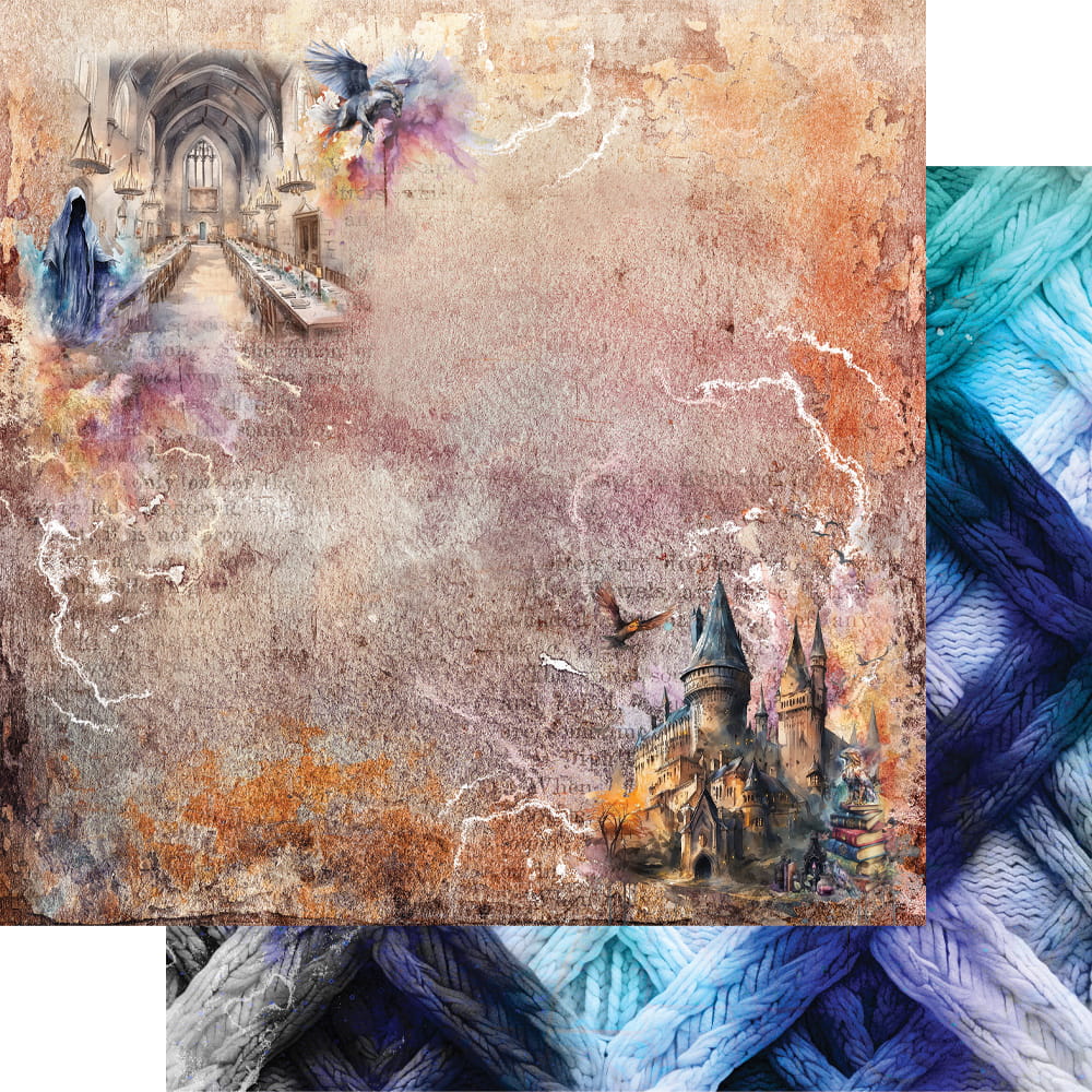 AA-LOTMS-08 Alchemy of Art - 8x8'' - A SET OF PAPERS 20,3x20,3cm - Legends of the magic school