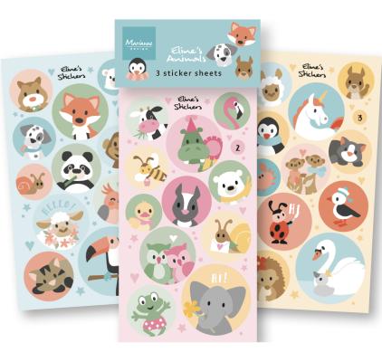 CA3190 STICKERS - ELINE'S ANIMALS