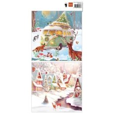 EWK1295   one side paper - Marianne Design - COSY CHRISTMAS XL