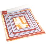 LR0841  Metal Die Marianne Design - Creatables -    Scalloped Rectangles