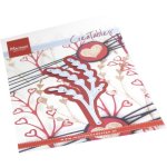 LR0843 Metal Die Marianne Design - Creatable - Sweet heart sprig