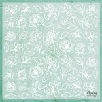 MT-VEL-01 - 30,5 x 30,5 cm - Flowers 1