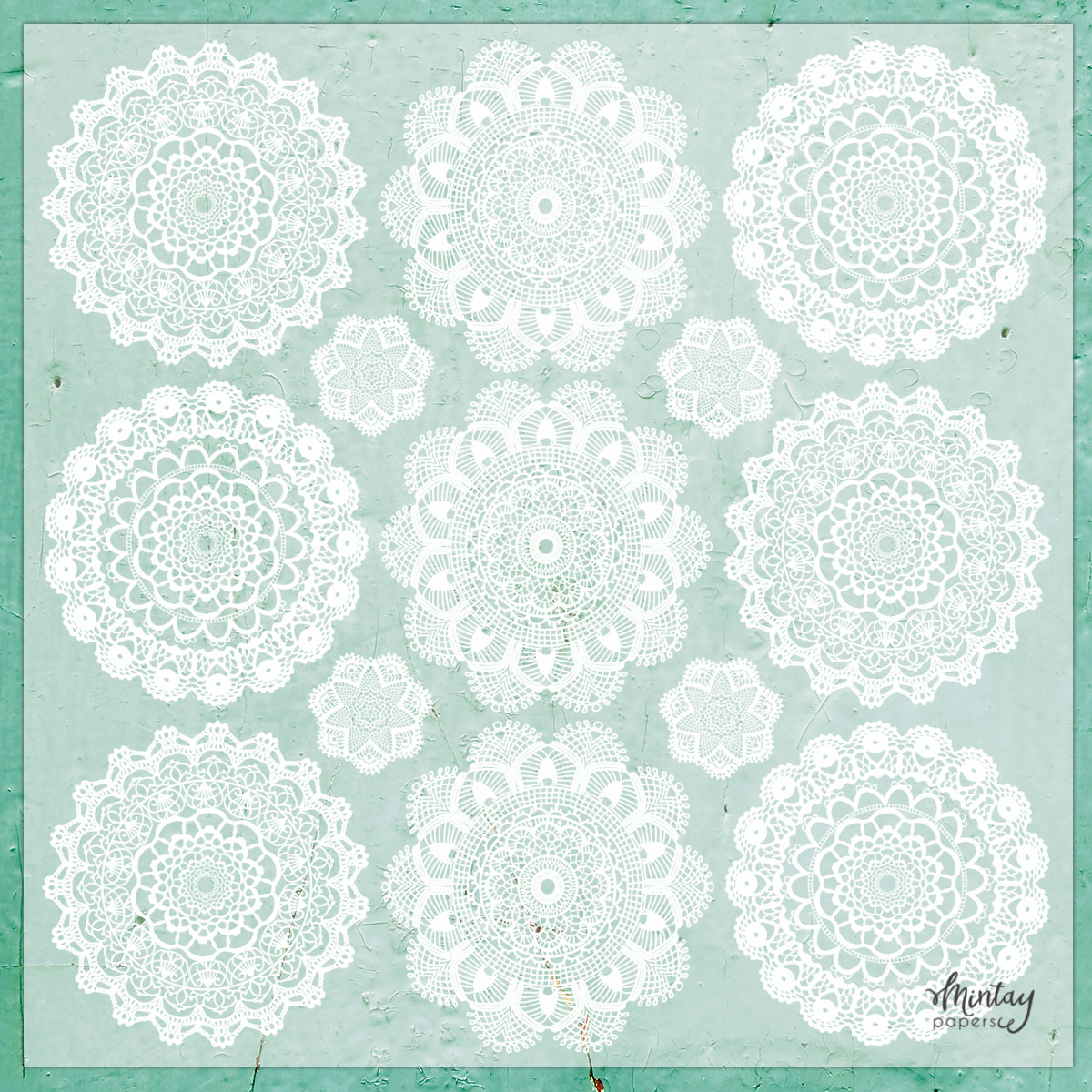 MT-VEL-06 - 30,5 x 30,5 cm - Doilies