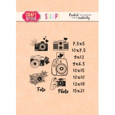 CS035 Clear Stamps  Mini Cameras set 