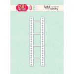 CW265 Cutting Die - Film strip 10x3 - Craft&You Design