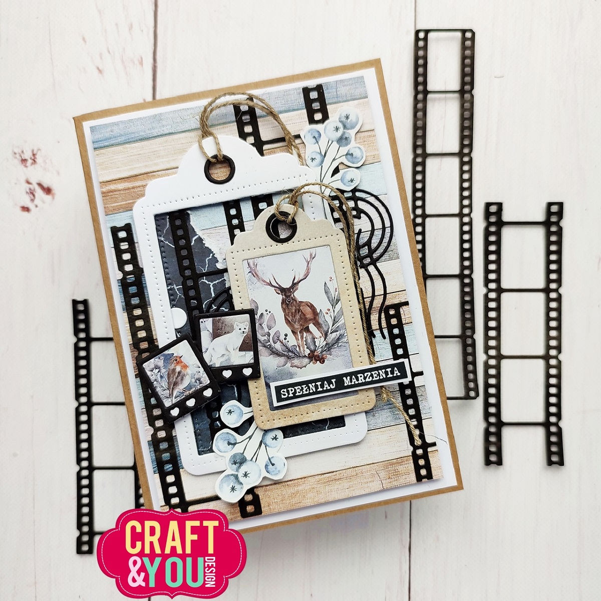 CW265 Cutting Die - Film strip 10x3 - Craft&You Design