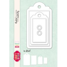 CW269  Cutting Die -  Tag set - Craft&You Design