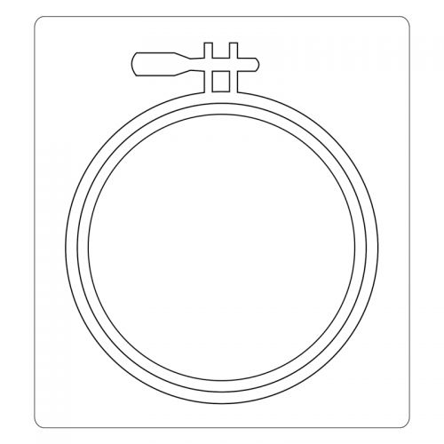 660766 Sizzix * Bigz Die Embroidery Hoop