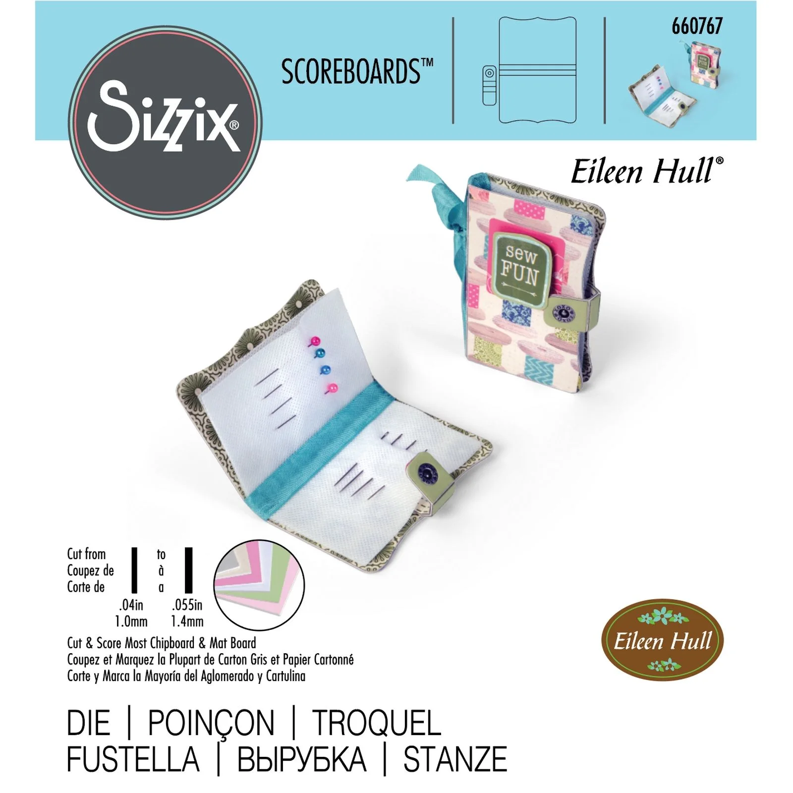 660767 Sizzix * ScoreBoards Die Needle Book