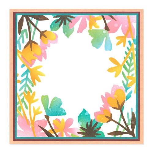 666520 - Sizzix • Layered Stencils Botanical Border 4pcs