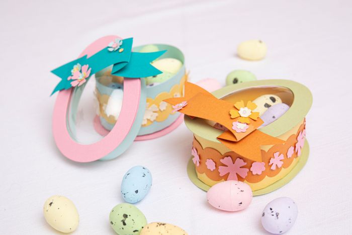 666521 Sizzix • Thinlits Die Set Easter Egg Box 9pcs