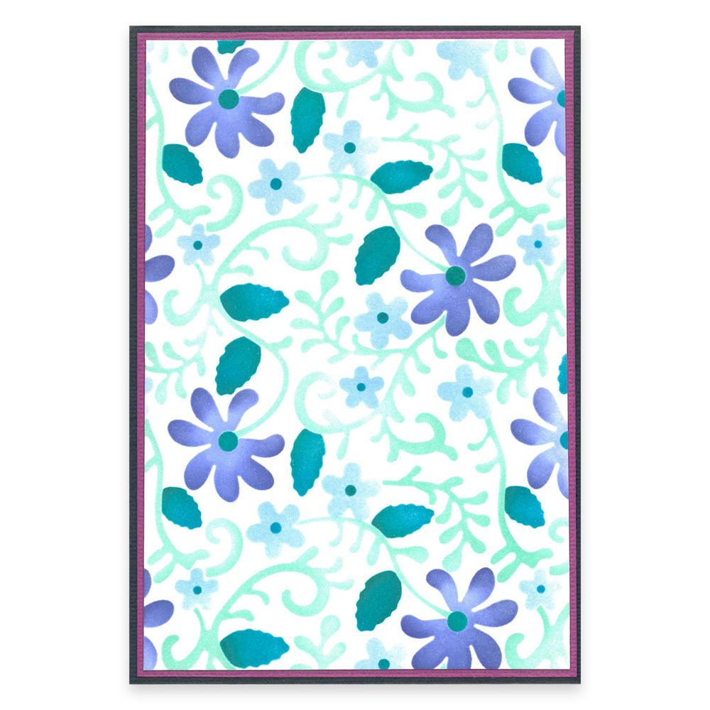 666531 - Sizzix • Layered Stencils A6 Lacey 4pcs