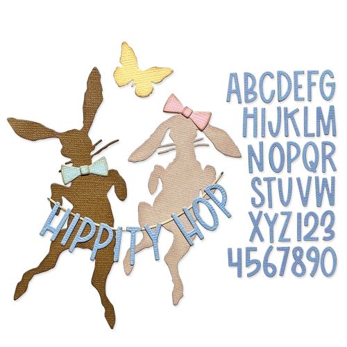 666562 Sizzix • Thinlits Die Set Vault Hippity Hop