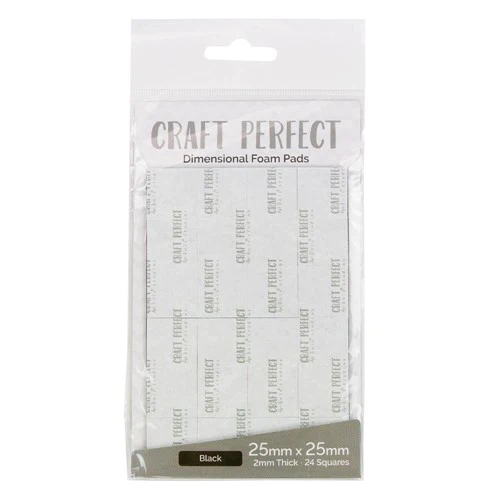 9755E Adhesives -Dimensional Foam Pads - Black -25mm