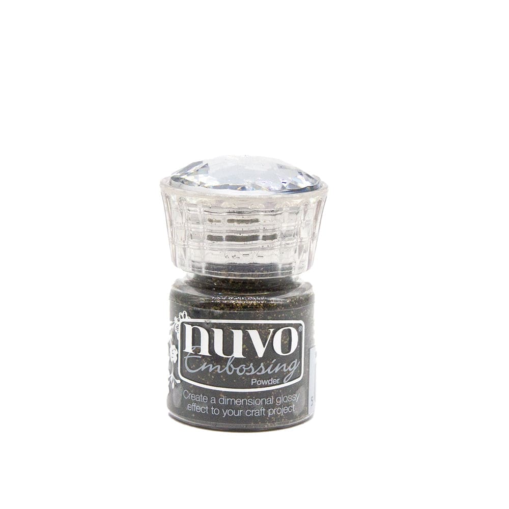 580N Nuvo Embossing Powders - Carbon Sparkle