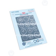 35.9051 3D embosing folder Wax seals Flowers & Leaves