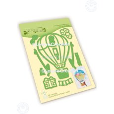 45.8856 Metal Die Leane Creatief - Hot air balloon cut and embossing die