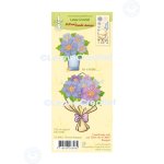 55.8962 Leane Creatief Acrylic Stamp - combi clear stamp Bouquet Flowers