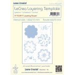 95.8917 Mask - Leane Creatief - Layering Template Flower