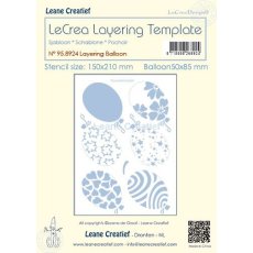 95.8924 Mask - Leane Creatief - Layering Template Balloon