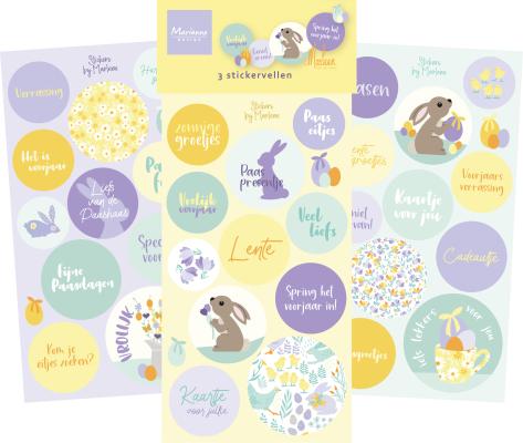 CA3192 Stickers - Voorjaar by Marleen