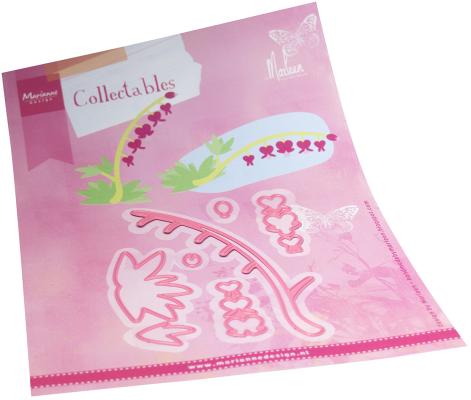 COL1539 Metal Die Marianne Design - Collectable - Bleeding hearts by Marleen