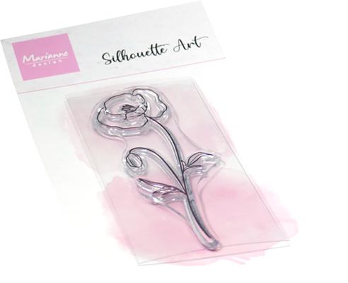 CS1160 Silhouette Art - Poppy