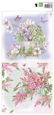 EWK1297 one side paper - Marianne Design - Country Flowers XL