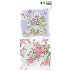 EWK1297   one side paper - Marianne Design - Country Flowers XL